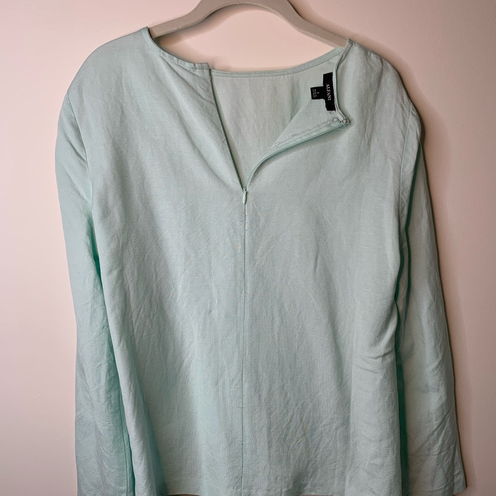 Alfani Green Blouse